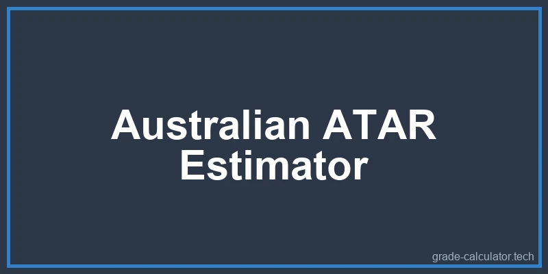 Australian ATAR Estimator Diagram