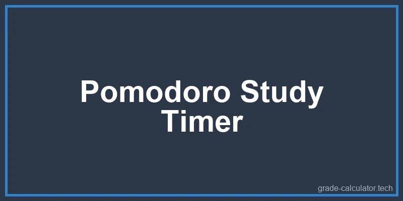 Pomodoro Study Timer Diagram