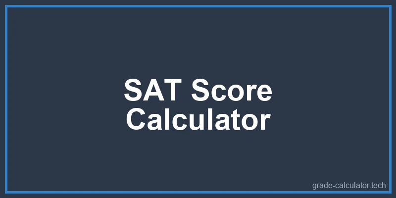 SAT Score Calculator Diagram